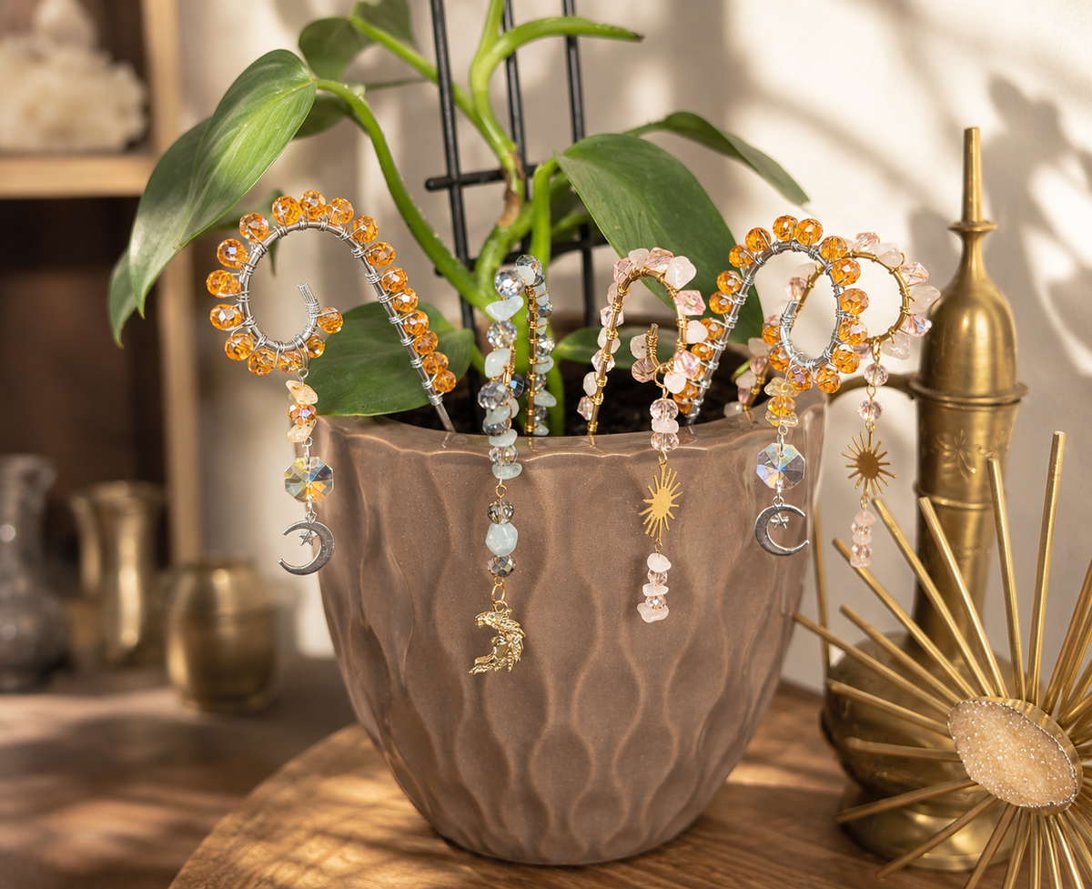 Beaded Plant Stakes