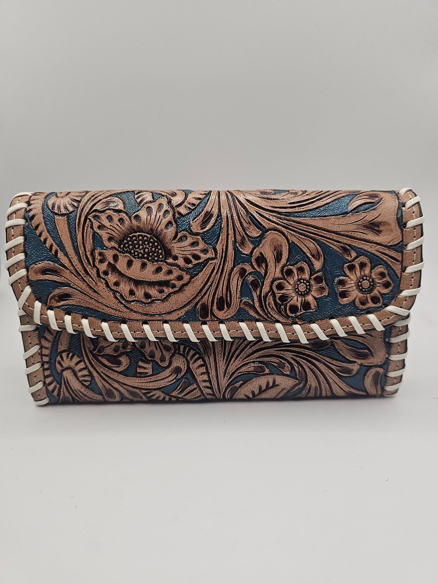 Cowhide & Leather Wallet | Fern Glade Luxe